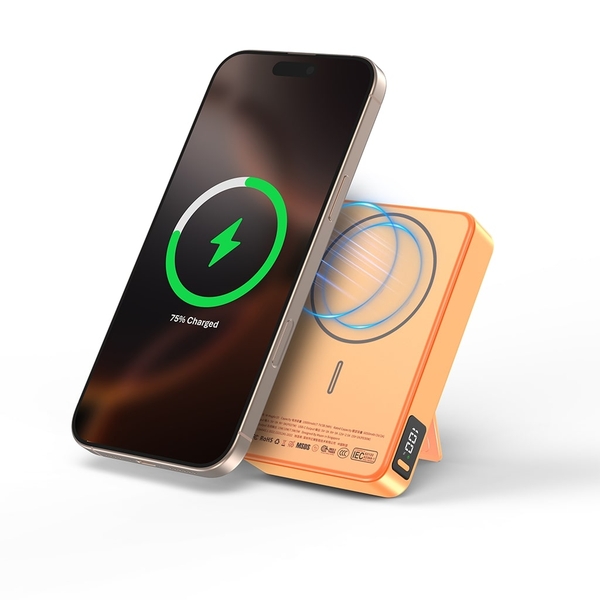 Pin dự phòng không dây MAZER 10000 Qi2 15W MagAir20 (Chứng Nhận CCC)