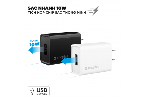 Sạc Mophie 10W 1 USB-A