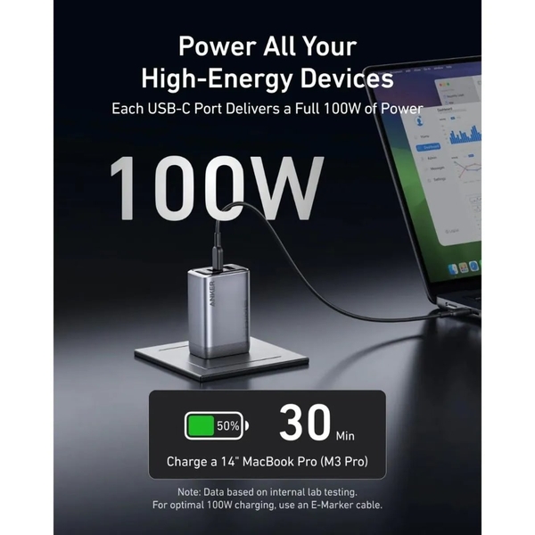 SẠC NHANH 3 CỔNG ANKER PRIME 100W - A2688