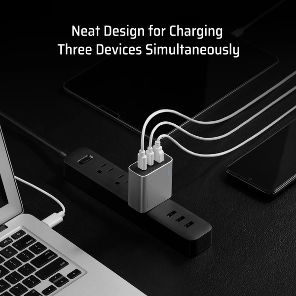 Sạc Nhanh Cuktech Multi-ports GaN Charger 65W - AD653C