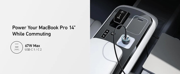 Sạc Ô tô ANKER 3 cổng 67W - A2731