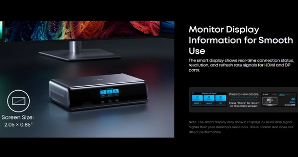 Trạm Sạc Anker Prime 160W 14 IN 1 Hỗ Trợ Triple Display & DisplayLink (Bộ chuyển đổi Hub) - A83B3