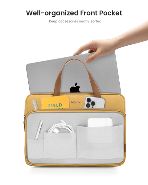 Túi đeo chéo TOMTOC (USA) Premium Theher Shoulder Bag Macbook 13/14, Ultrabook 13 H22C1