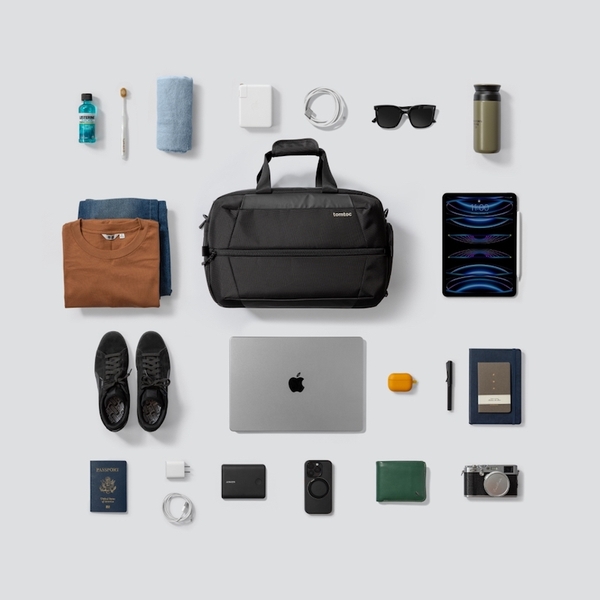 Túi xách Tomtoc Navigator Travel Duffel Black T31M1D1
