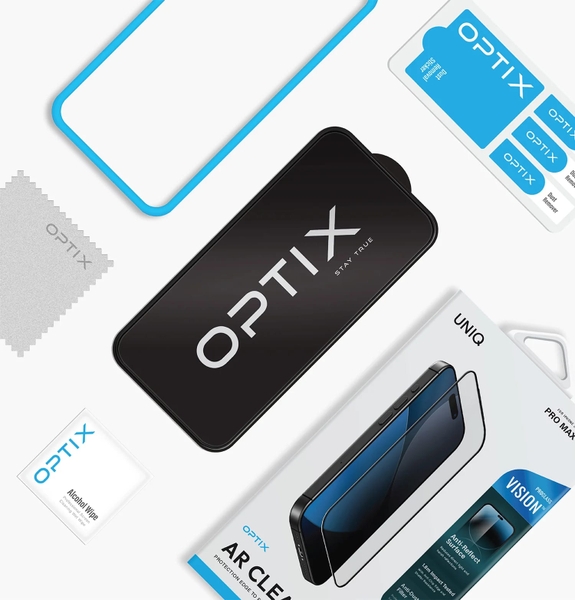 Miếng dán cường lực chống chói  UNIQ OPTIX VISION AR Iphone 17 Series