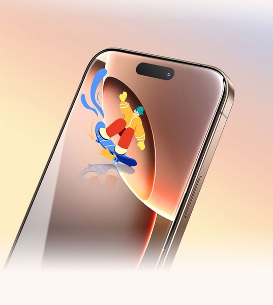 Miếng dán Cường Lực Sapphire Mipow Kingbull SapphireX HD Premium iPhone 17 Pro Max