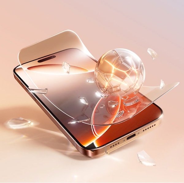 Miếng dán Cường Lực Sapphire Mipow Kingbull SapphireX HD Premium iPhone 17 Pro Max