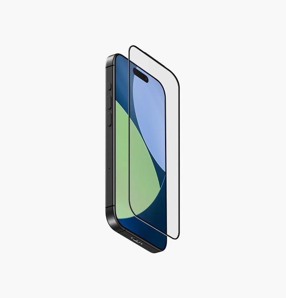 Miếng dán cường lực Trong suốt (Có viền đen) UNIQ OPTIX COVEX VIVID CLEAR Iphone 17 Series