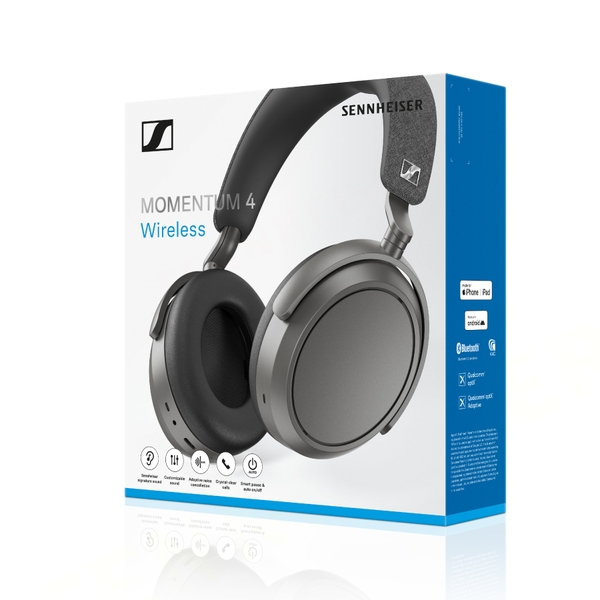 TAI NGHE SENNHEISER MOMENTUM 4 WIRELESS Graphite (2024) - Hàng chính hãng