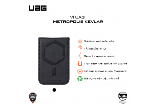 Ví UAG Metropolis Kevlar® Magsafe