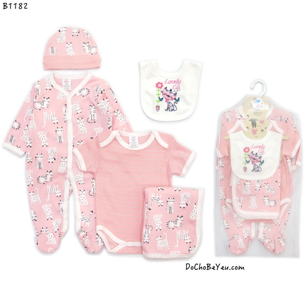 Set 5 món đồ sơ sinh cho bé gái Thái Lan – DoChoBeYeu.com Set 5 Món Đồ Sơ Sinh Cho Bé Gái Thái Lan – Dochobeyeu.Com