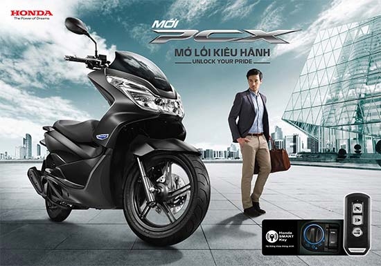 Mở lối kiêu hãnh cùng Honda PCX 125cc phiên bản mới