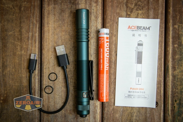 Review thực tế đèn pin edc nhỏ gọn Acebeam Pokelit 2 AA