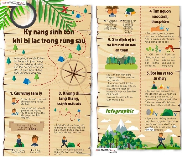 11 Kỹ năng sinh tồn trong rừng giúp bạn tồn tại khi bị lạc