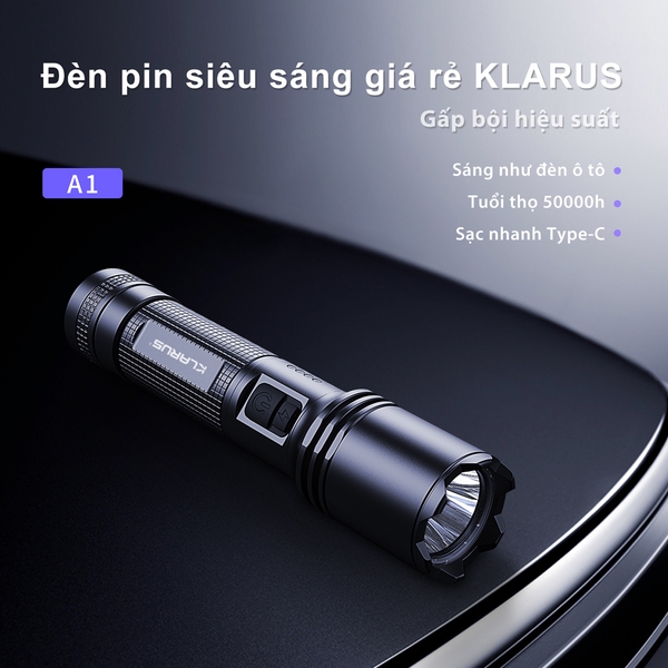 SO SÁNH ĐÈN PIN KLARUS A1 VÀ SUPFIRE F9