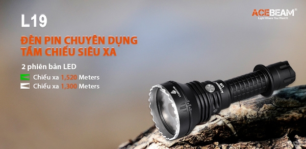 REVIEW ACEBEAM L19 - ĐÈN PIN NHỎ GỌN TẦM CHIẾU SIÊU XA