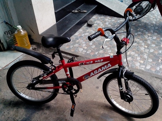 Xe đạp xgame asama màu đỏ cũ
