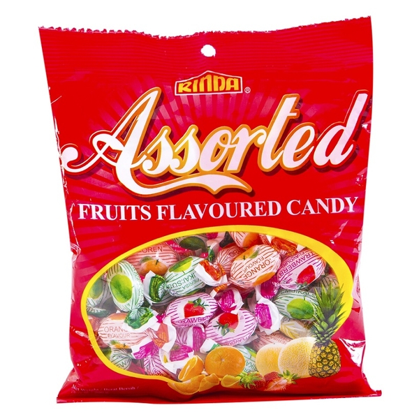 Rinda Mix fruits flav candy 250g (9556138001996)