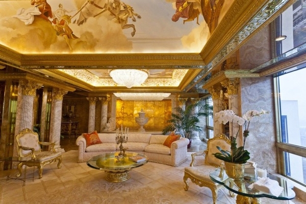 Bên trong biệt thự dát vàng 24K của tổng thống Trump