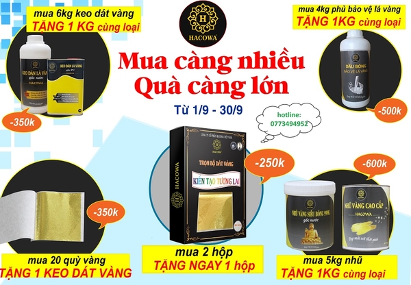 Quà tặng tháng 9 “MUA CÀNG NHIỀU – QUÀ CÀNG LỚN”