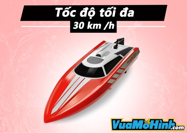 tàu thuyền cano điều khiển từ xa mini vector 28 giá rẻ cỡ nhỏ, hàng chính hãng