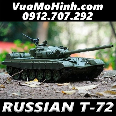 Heng Long Russia T72 - Xe Tăng Mô Hình Điều Khiển Từ Xa T-72 Rc 3939-1