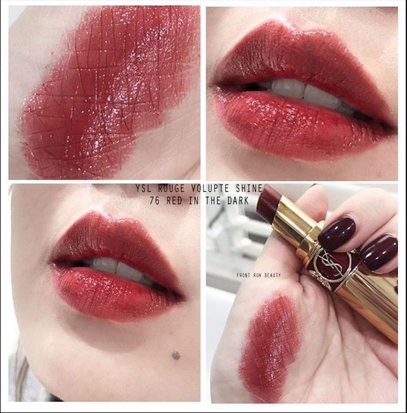 Son Ysl Rouge Volupte Shine 76 Red In The Dard - Pazu.Vn