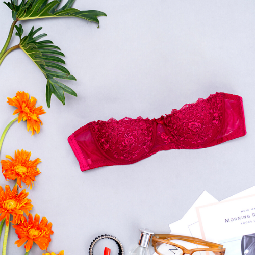 【BELLA】Samuel Áo ngực không dây cài trước chống tuột cao cấp ( Đỏ )