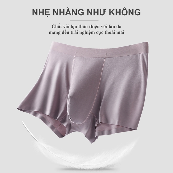 Quần Lót Nam Tencel Màu Tím