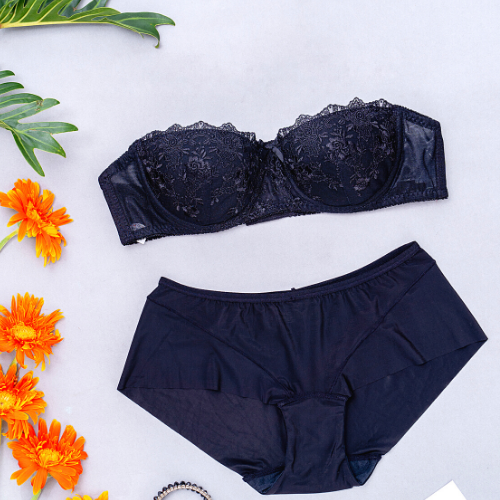 【BELLA】Samuel Áo ngực không dây cài trước chống tuột cao cấp ( Đen )