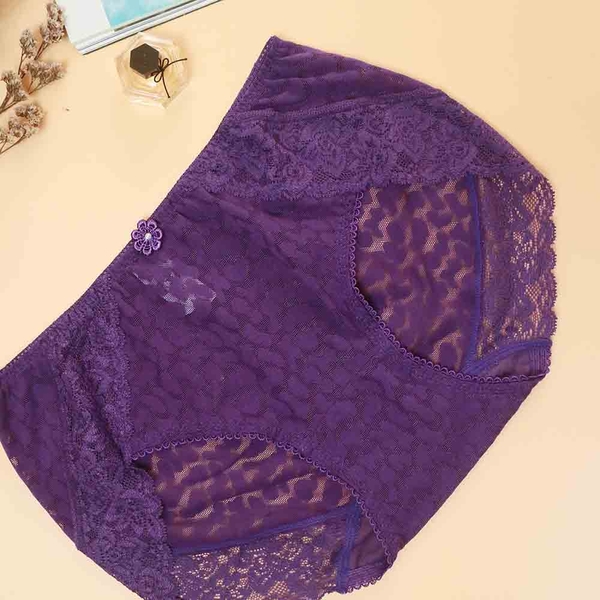 【SUKA】Samuel Quần lót nữ Đài Loan Ren thêu cao cấp [ Màu Tím ]