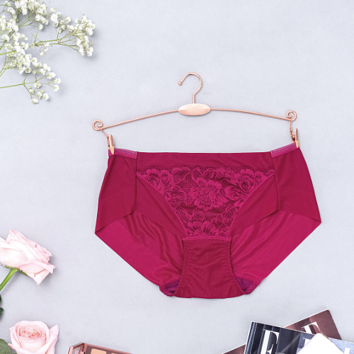 Samuel Quần lót nữ Đài Loan cao cấp Ture mặt trước thêu hoa hồng
