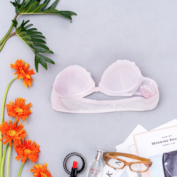 【BELLA】Samuel Áo ngực không dây cài trước chống tuột cao cấp ( Trắng )