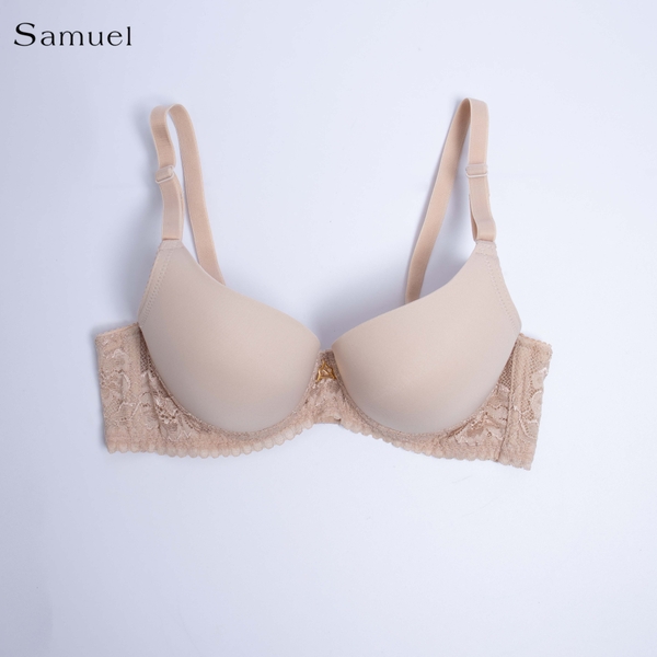 【 Kara 】Áo Ngực Đài Loan Cao Cấp Mút NanoBon ( Màu Da)