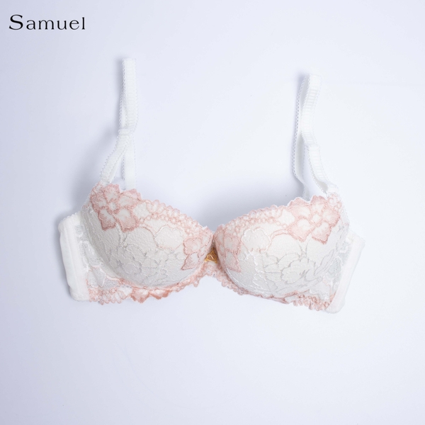 【 Kyla】 Áo ngực Đài Loan Samuel Mút NanoBon Nguyên Ngực Mút Dày Siêu Nâng ( Màu Trắng )