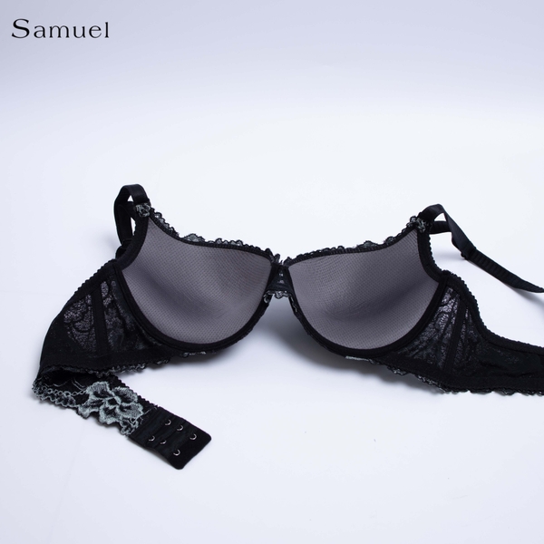 【 Reno】 Áo ngực Đài Loan Samuel Mút NanoBon Nguyên Ngực Siêu Nâng ( Màu Đen )