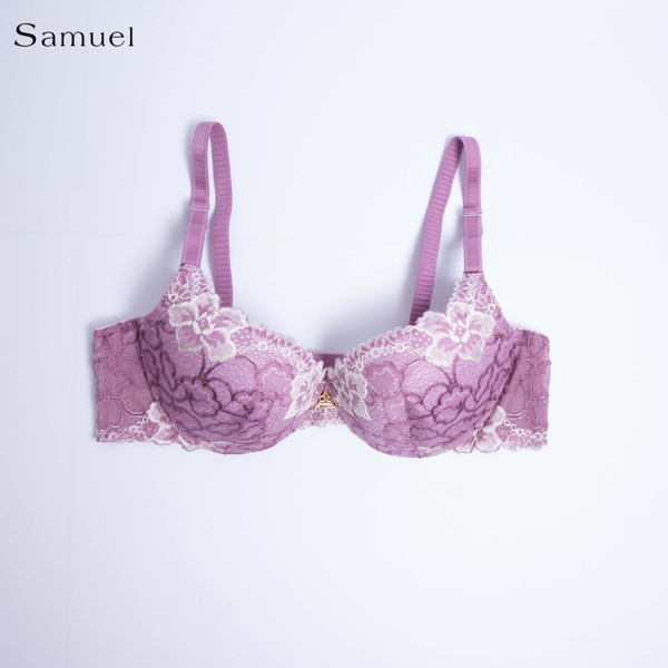 【 Reno】 Áo ngực Đài Loan Samuel Mút NanoBon Nguyên Ngực Siêu Nâng ( Màu Hồng )