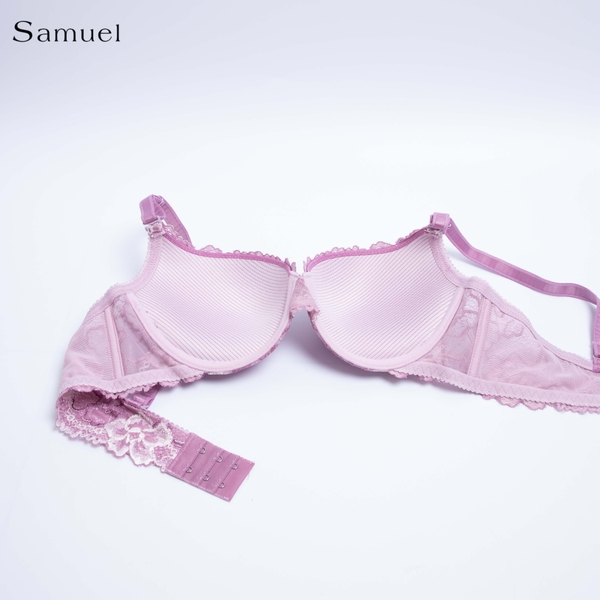 【 Reno】 Áo ngực Đài Loan Samuel Mút NanoBon Nguyên Ngực Siêu Nâng ( Màu Hồng )