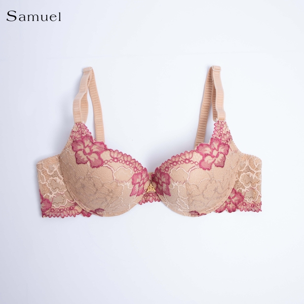 【 Reno】 Áo ngực Đài Loan Samuel Mút NanoBon Nguyên Ngực Siêu Nâng ( Màu Da Đậm )