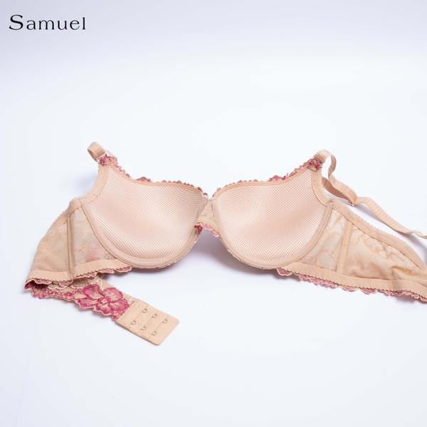 【 Reno】 Áo ngực Đài Loan Samuel Mút NanoBon Nguyên Ngực Siêu Nâng ( Màu Da Đậm )