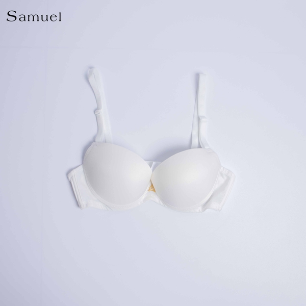 【 Iris 】Samuel Áo ngực T-shirt Đài Loan Cúp Trơn Mút Dày ( Màu Trắng )