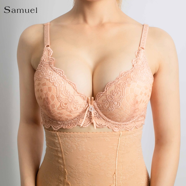 【Kiva】Samuel Áo ngực Đài Loan Mút Vừa Nguyên Ngực 2 móc cài ( Da Đậm )