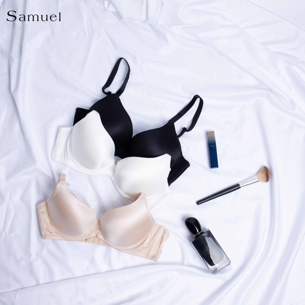 Áo Ngực Sam Trơn Satin Bản Lưng Lớn