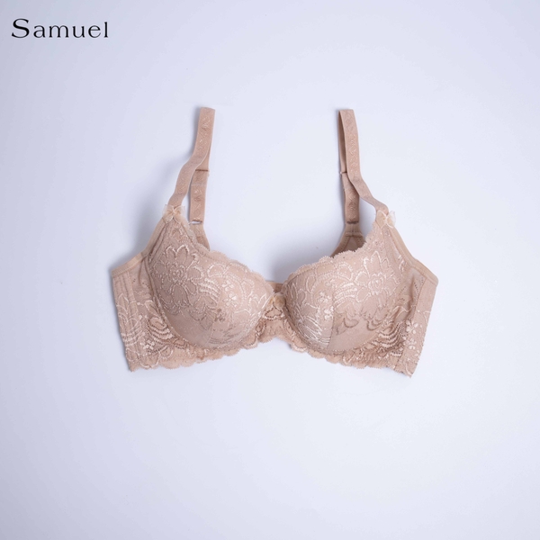 Áo Ngực Samuel Four Ren Không Gọng Mút Ép Nanobon 3 Móc Gài