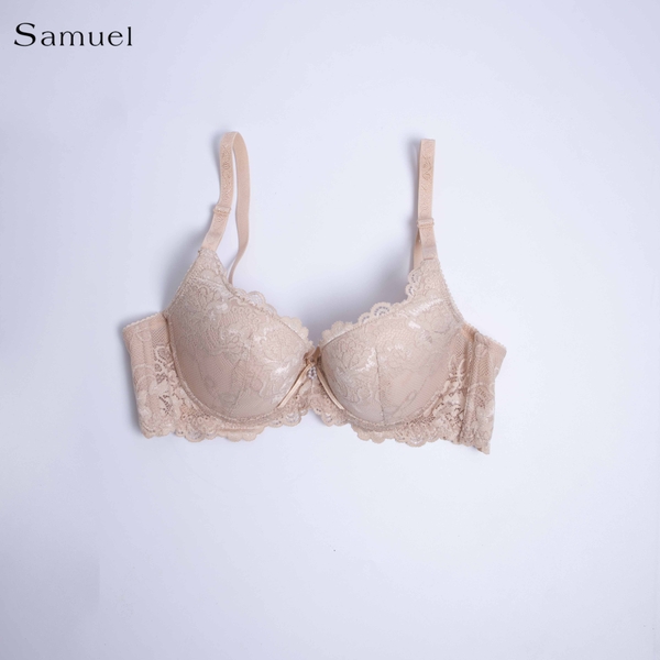 【Jade】Samuel Áo ngực Đài Loan Mút Nanobon Ép Mỏng Ren ( Da)