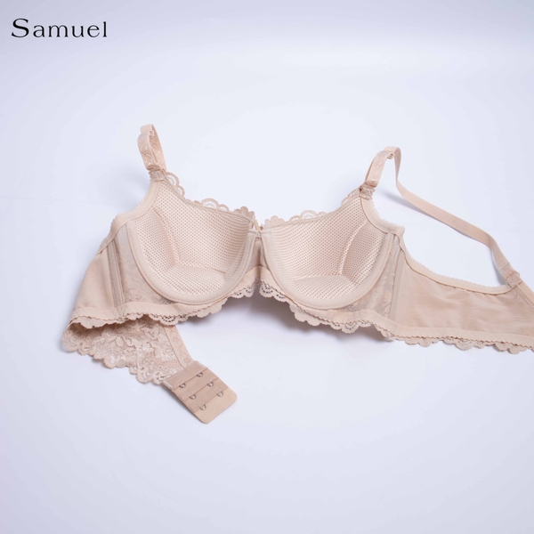 【Jade】Samuel Áo ngực Đài Loan Mút Nanobon Ép Mỏng Ren ( Da)