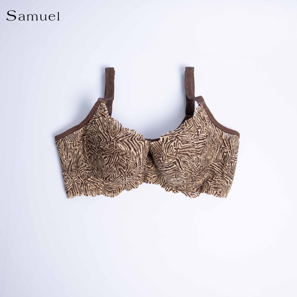 Samuel Tera Áo Ngực Ren Đài Loan Mút Ép Viền Ren Cánh Buồm Lưng