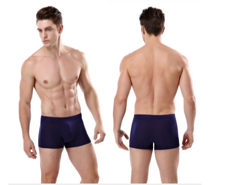 Quần Lót Đùi Nam Cotton Màu Xanh Hoàng Gia