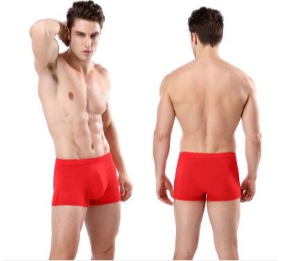 Quần Lót Đùi Nam Cotton Màu Đỏ