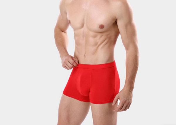 Quần Lót Đùi Nam Cotton Màu Đỏ